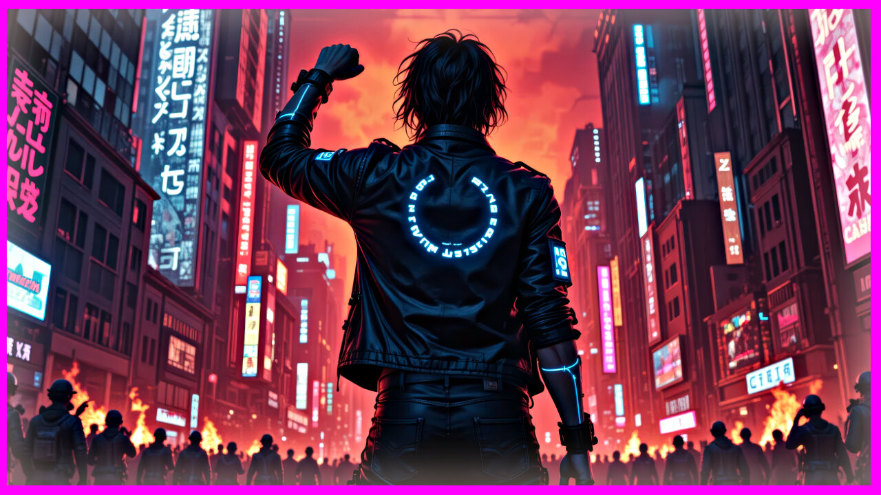 UPLINK REBELLION – Cyberpunk 80s Darkwave | No Copyright Synth Music for Videos & Games