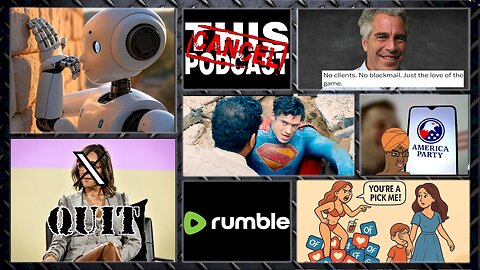 S06E33: Epstein, Elon's "American" Party, Linda hits "X," The Noticing of Grok & Superman Reviewed!