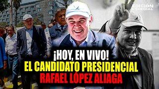 #EnVivo Hoy Rafael López Aliaga, candidato presidencial confirmado en las internas