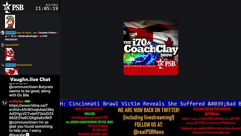 2025-08-04 21:01 EDT - The i70 and Coach Clay Show: