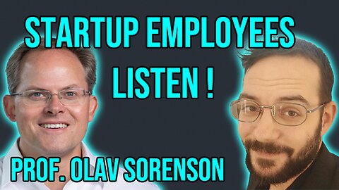 What if I work for a StartUp? - Prof. Sorenson shares insightful Data