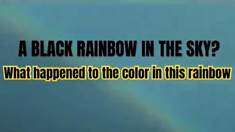 "Unveiling the Mystery: The Fascinating Phenomenon of Black Rainbows"
