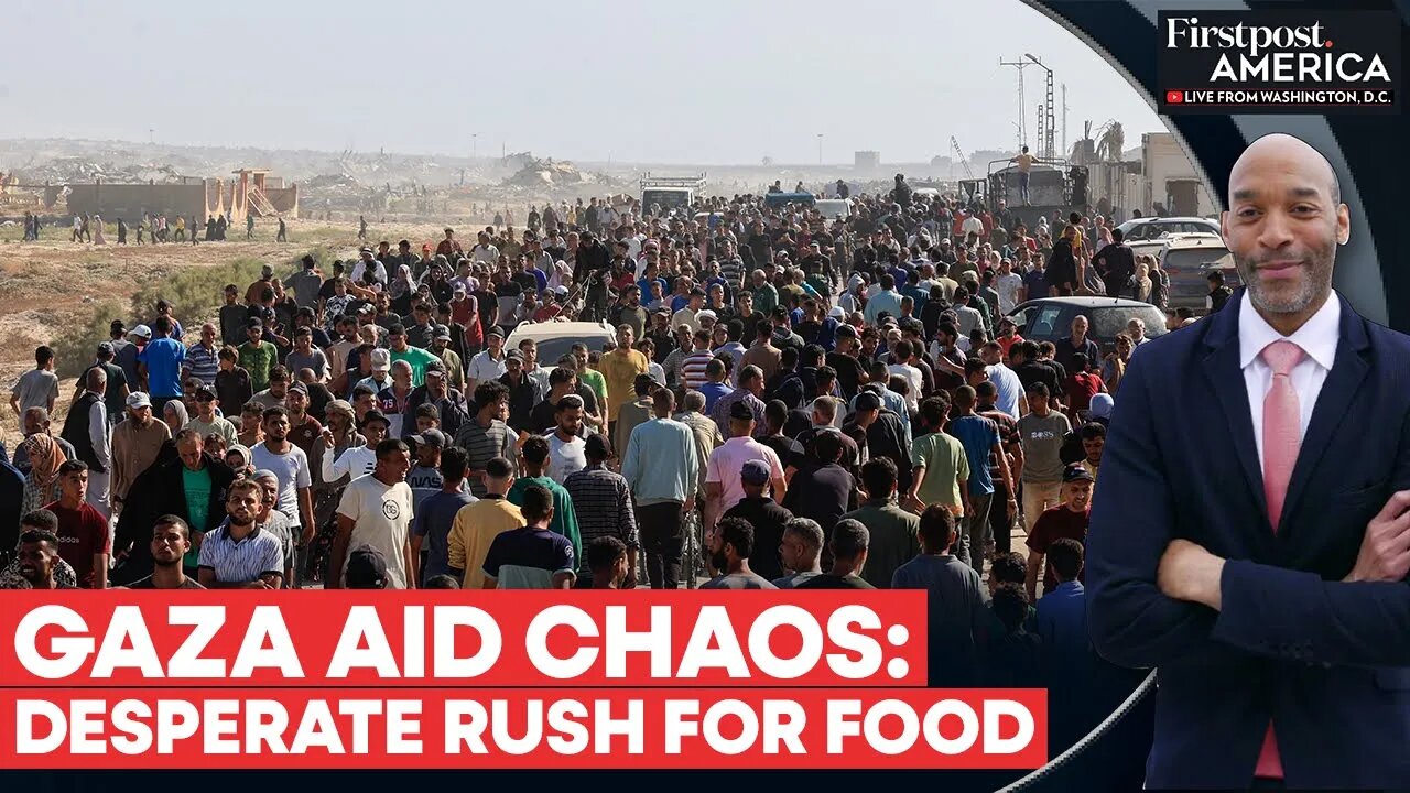 Gaza Aid Chaos Deepens as Hunger Meets Israel_s Relentless Airstrikes _ Firstpost America _ N18G