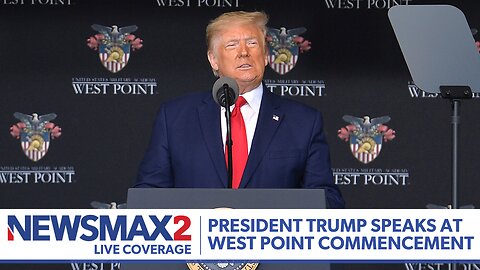 LIVE: President Donald Trump Commencement Address at USMA West Point | NEWSMAX2