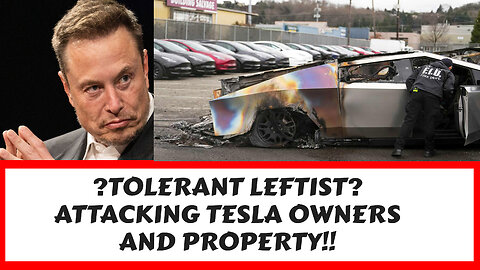 TESLA OWNERS AND ELON MUSK TARGETS OF THE LEFTS PROPAGANDA BLITZ