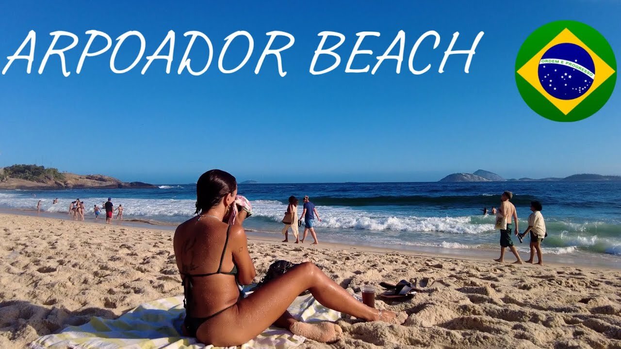🇧🇷🌊 Arpoador Beach 🏖️ Rio de Janeiro, Brazil 2025
