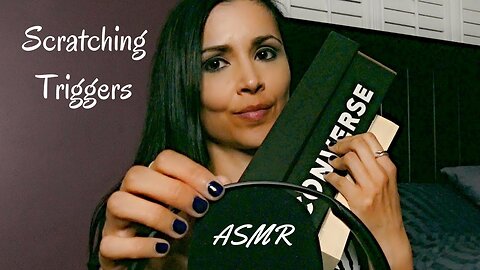 ASMR Scratching Triggers (whispers, no tapping)