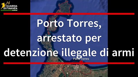 Porto Torres, arrestato per detenzione illegale di armi