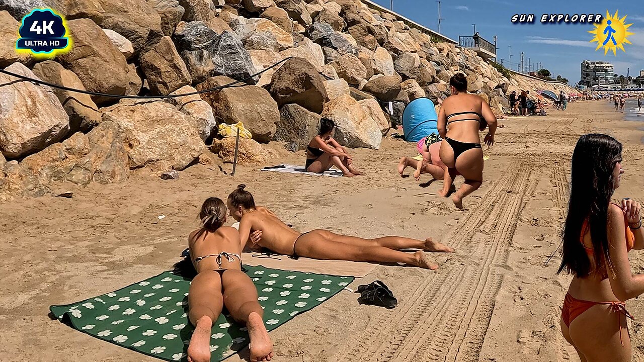 Walking beach tour | 4K Tour 🇪🇸