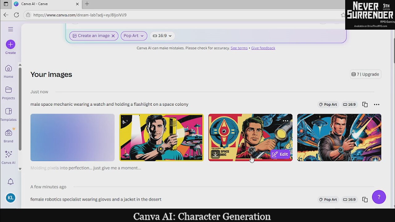 Canva AI | Character Generation