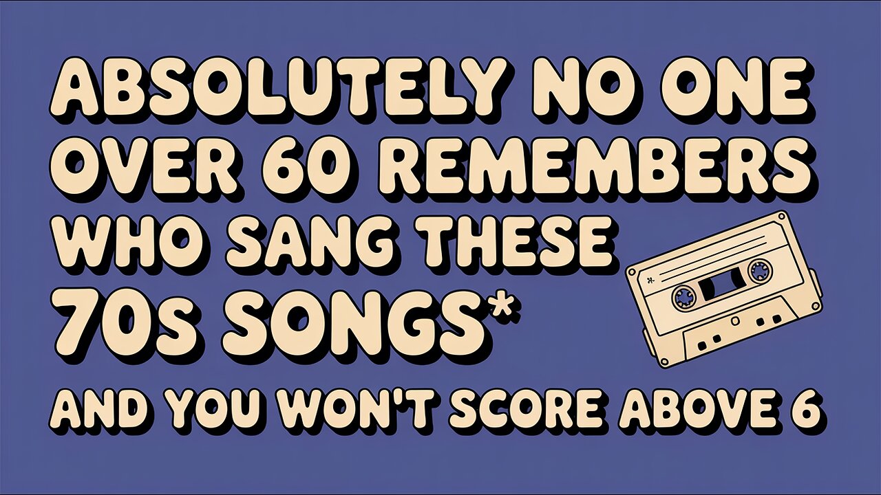 Can You Name All These 70s Hits? Most People Fail After Question 6