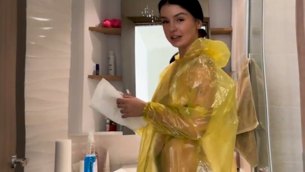 4K USA RAINCOAT TRY ON REVIEW TRANSPARENT STYLE FOR ANY SEASON 2025