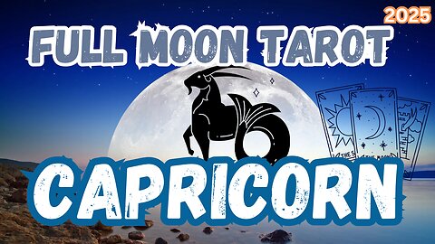 Capricorn ♑️- The one thing that changes everything. Full Moon 🌝 in Capricorn tarot Reading #tarot