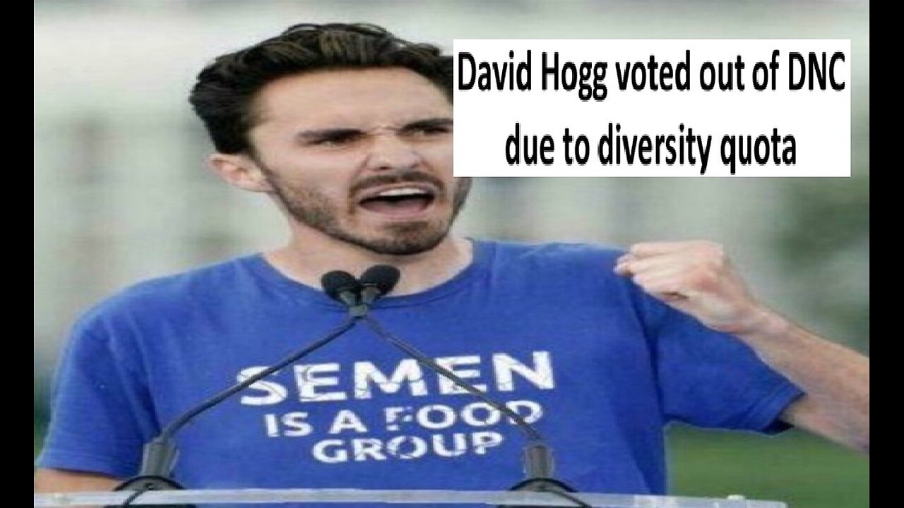 David Hogg outed from DNC Chair due to diversity quota