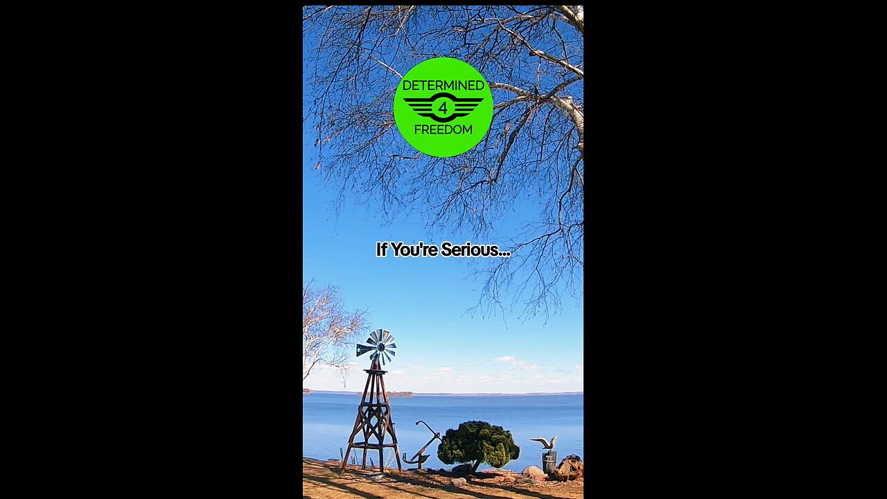 If You're Serious...