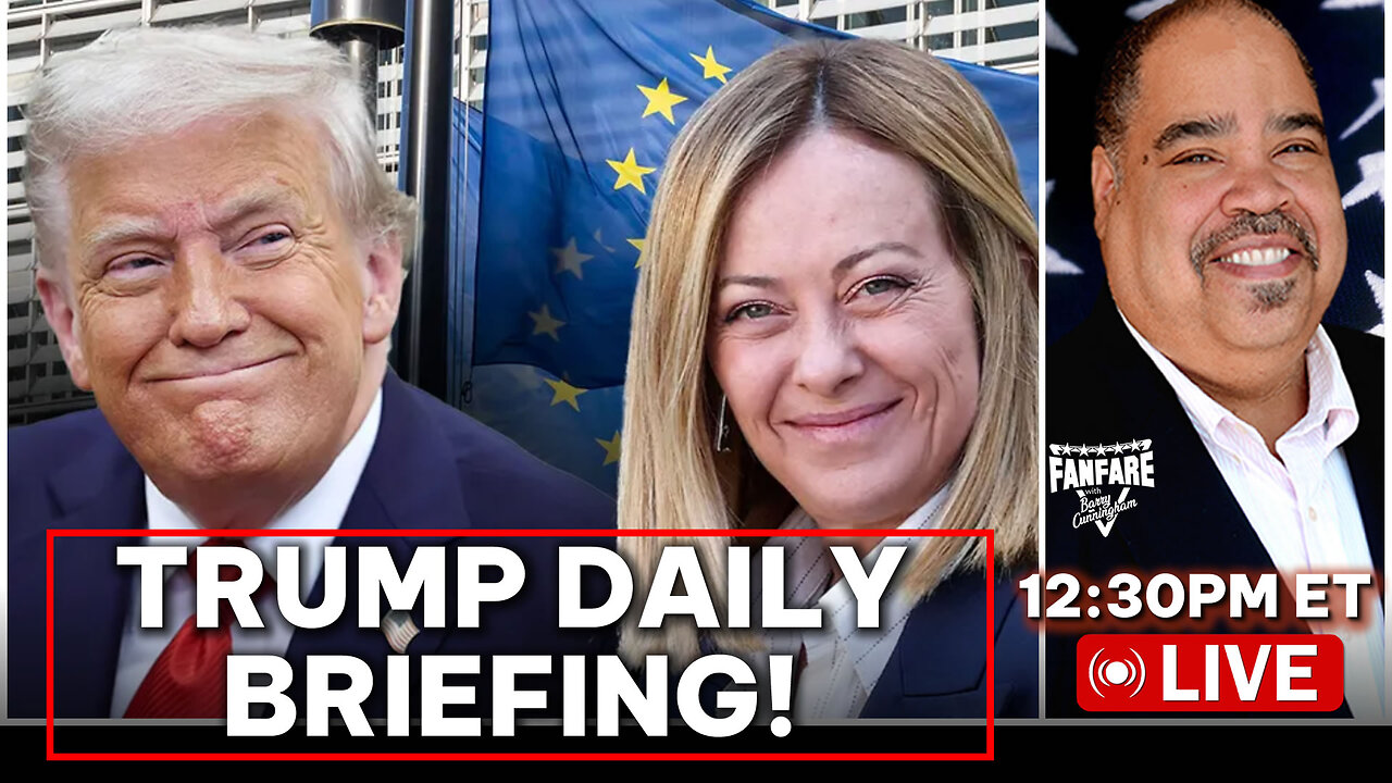 TRUMP DAILY BRIEFING: PRESIDENT TRUMP HOLDS A MEETING WITH ITALIAN PRIME MINISTER GIORGIA MELONI