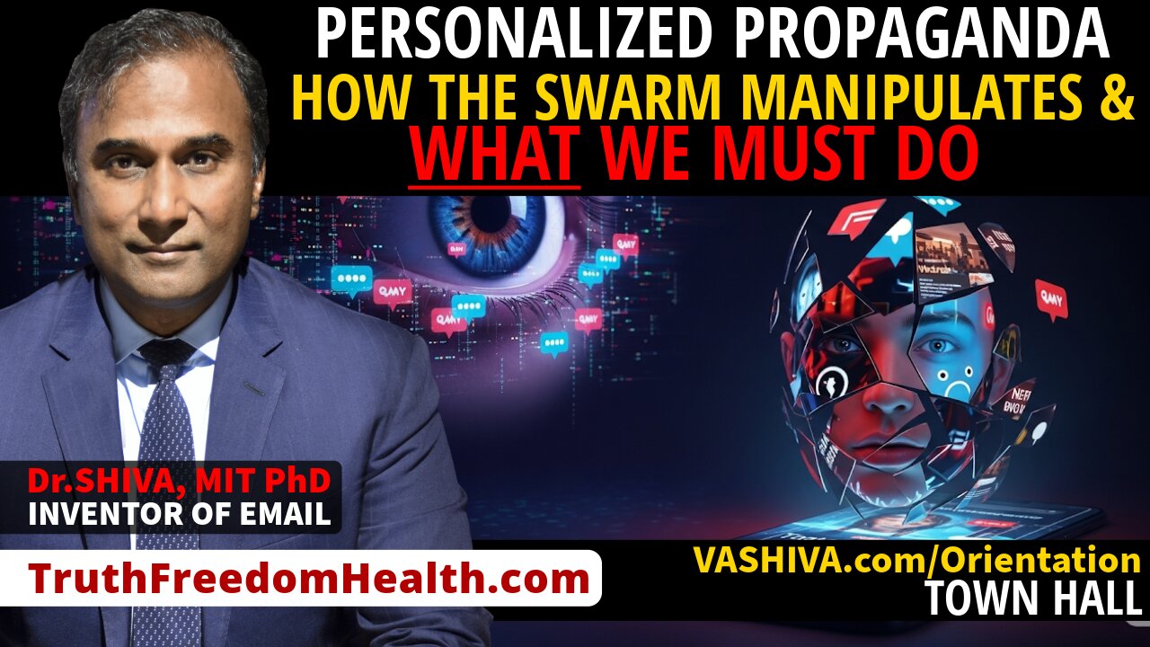 Dr.SHIVA™ LIVE: Personalized Propaganda. How The Swarm Manipulates & WHAT We Must Do