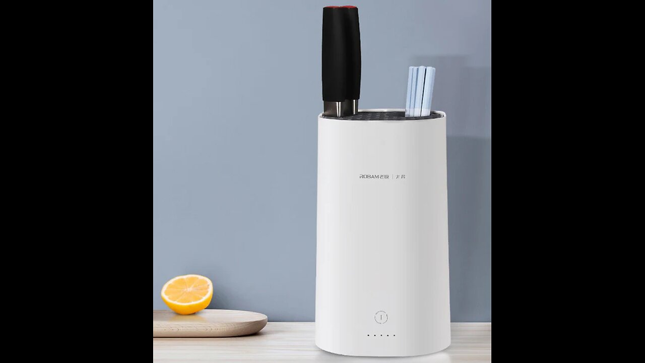 Automatic Intelligent Disinfection Drying Knife Holder with UV Disinfection, High-Temperature Drying