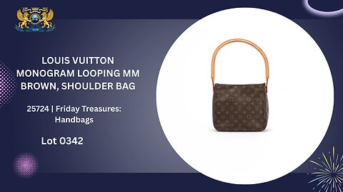 LOUIS VUITTON BROWN SHOULDER BAG
