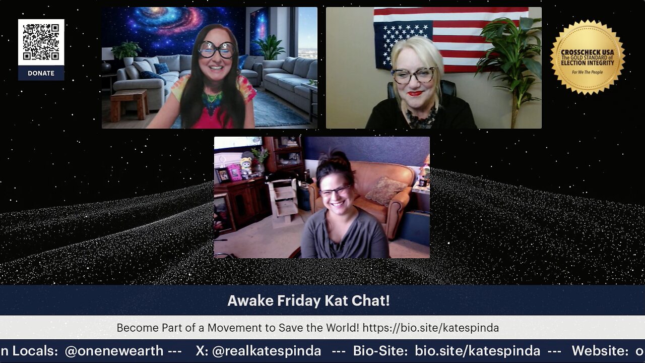 Awake Friday Kat Chat, with Host Kat Espinda and Guests Junique and Alexia, 9-12-25