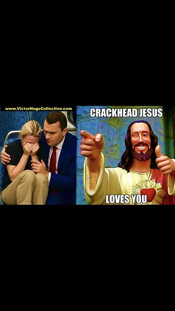 Satanic Christians New Messiah Saint Charlie Kirk Mocks Genocide What Would Crackhead Jesus Do WWCJD