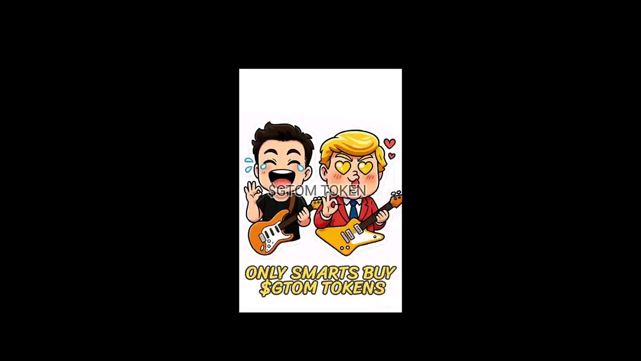 Funny Memes of Elon and Donald cartoons | $GTOM OFFICIAL MEME TOKEN ON TELEGRAM