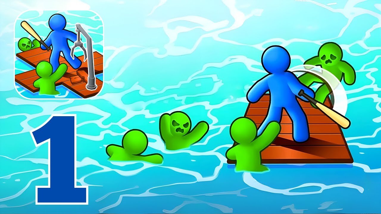 Zombie Raft - Gameplay Walkthrough | Part 1 (Android, iOS)