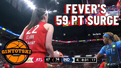 Caitlin Clark Leads Fever Comeback Over Atlanta! | 9 Assists & Lockdown 2nd Half