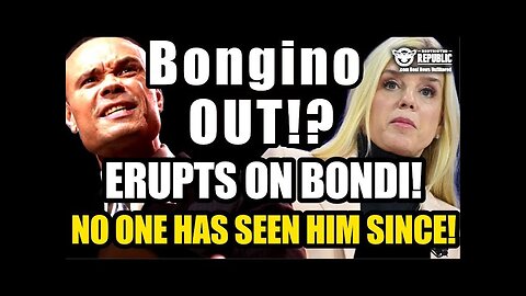 BREAKING! White House Shake Up! Dan Bongino Erupts at Bondi & No One’s Seen Him Since!