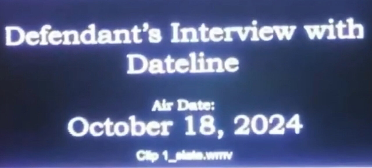 Killer Karen Read: Jury Clip 1 From NBC Dateline With Dennis Murphy From October 18th 2024
