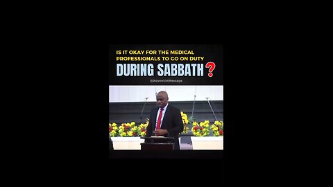 Medical professionals working on sabbath??