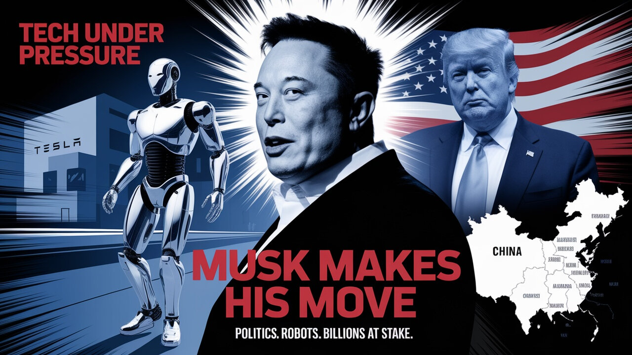Elon Musk Refocuses on Tesla After Huge Profit Drop | Tariffs, Robo-Taxis & Trump Ties Explained