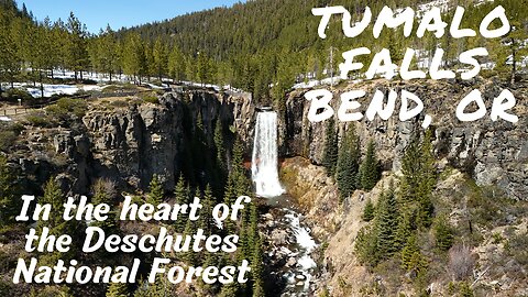 Adventuring in the Cascade Range to a Beautiful Waterfall | Tumalo Falls | Bend, Oregon