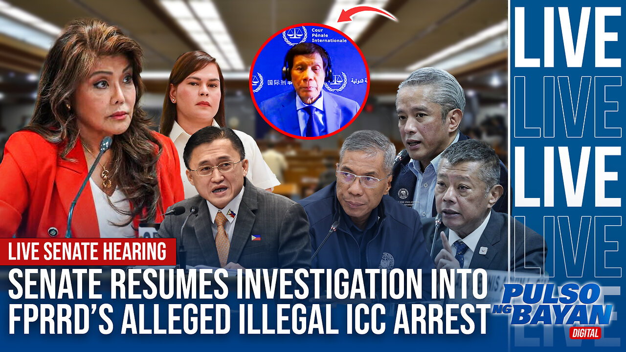 LIVE: Senate resumes investigation into FPRRD’s alleged illegal ICC arrest (Part 3)