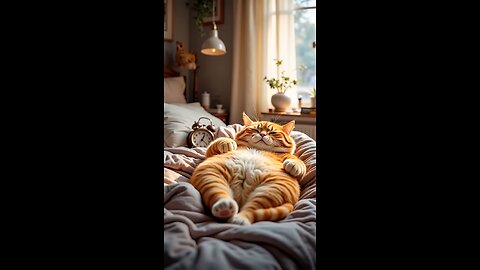Cat Orange Cute