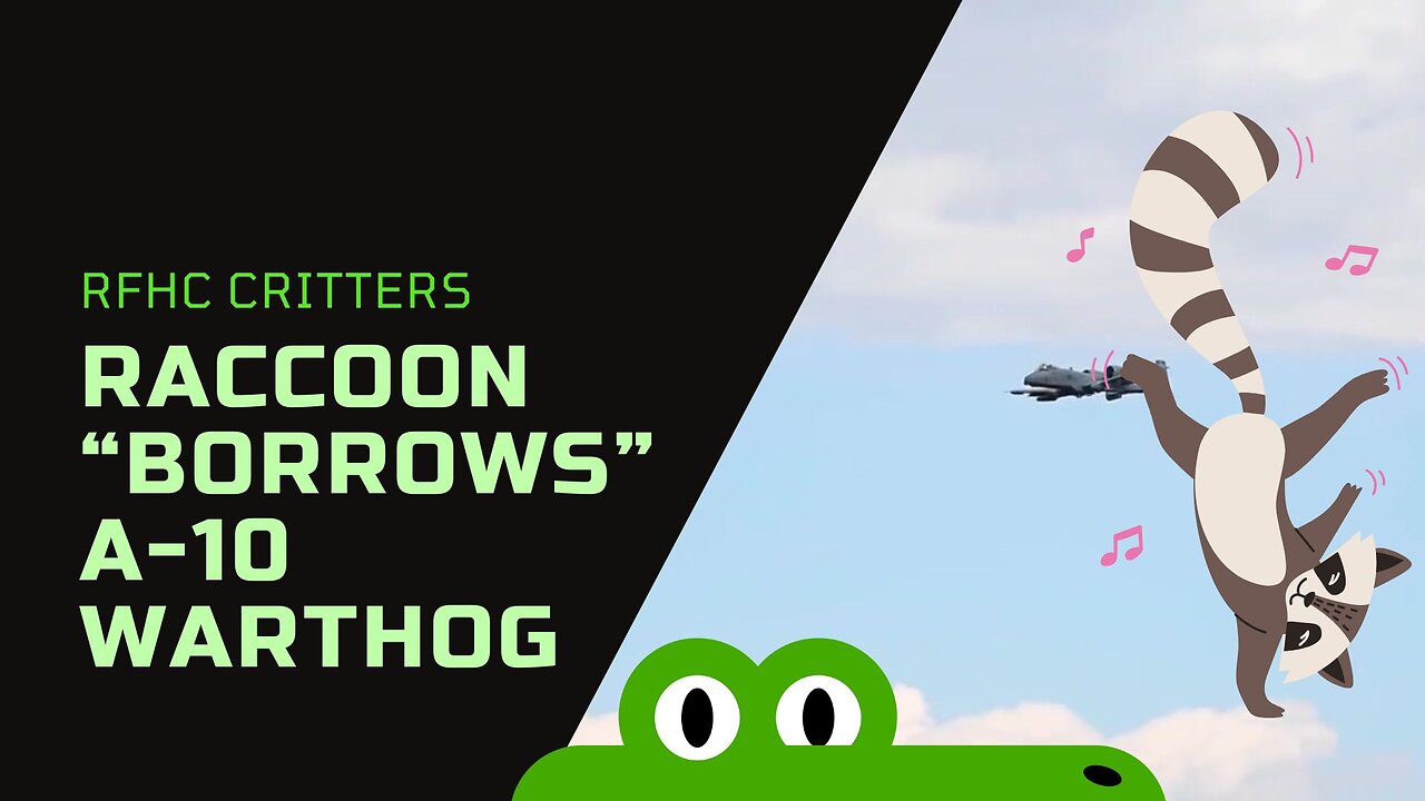 The RFHC Critters Borrow the A-10 Warthog to bring it to Hagerstown early!