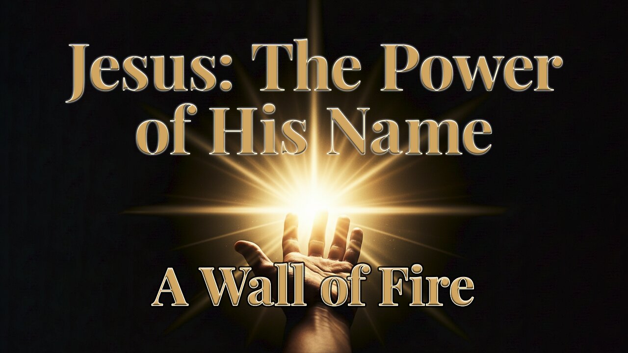 2025-08-31 - Jesus: The Power of His Name - 01 - A Wall of Fire
