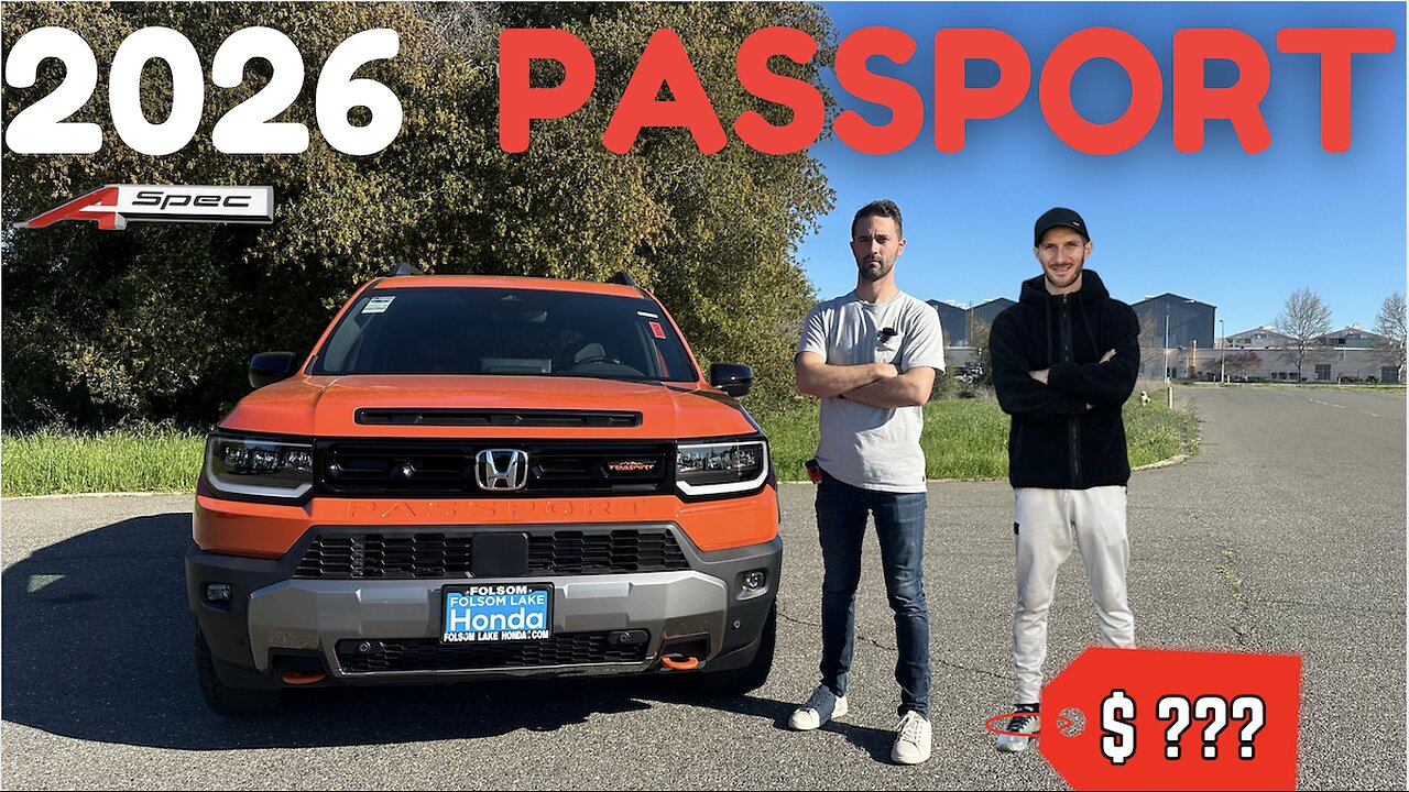 2026 Honda PASSPORT Trailsport is a MUST have NEW V6 midsize SUV.