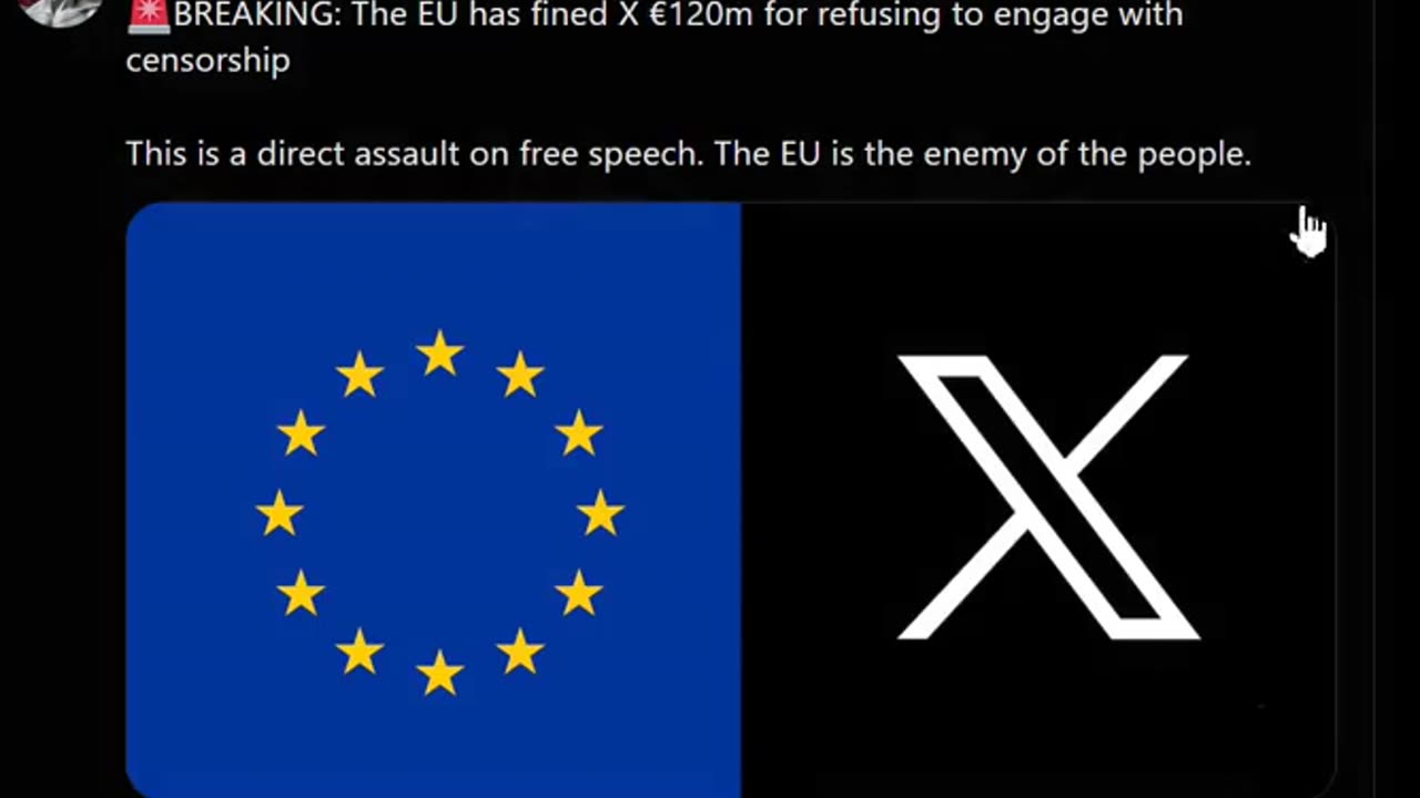 The EU has fined X €120m for refusing to engage with censorship - Smoke&Mirrors