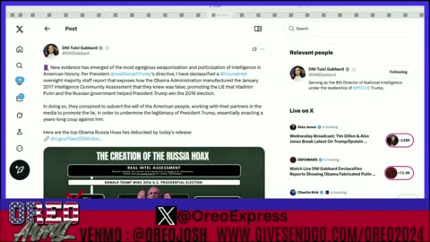 DNI Tulsi Gabbard Release More Evidence Against Obama - Fire Relief Aid Never Reaches Victims - More