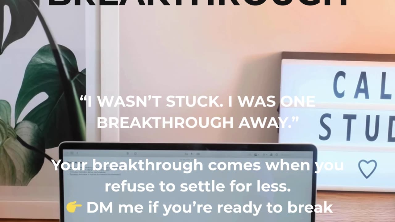 From Broke To Breakthrough