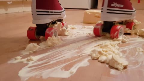 Roller Skates Crush Ice Cream