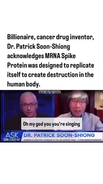 mRNA spike protein was intentionally designed to self-replicate