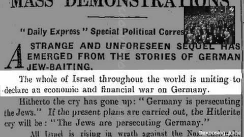 JUDEA DECLARES WAR ON GERMANY