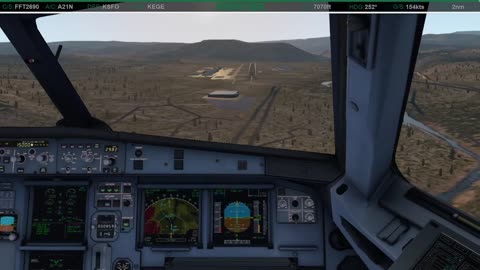 Landing in Eagle Co. (KEGE)
