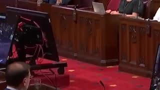 Shocking Video of a Canadian Senator COLLAPSING!