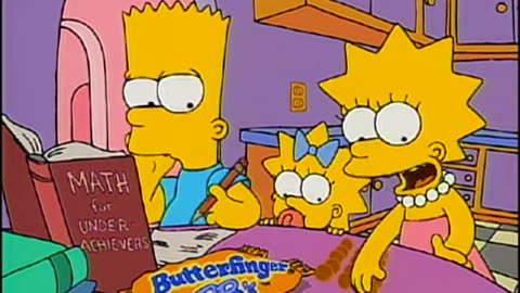 Simpsons - commercial for Butterfinger BB's - 1992