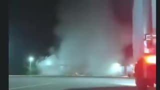 : Atentado con explosivos destruyó el peaje de La Lizama