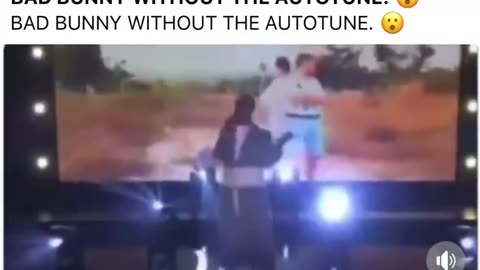 Flashback: Bad Bunny’s Music and Autotune Cut Out but He Didn’t Know So He Kept “Singing”