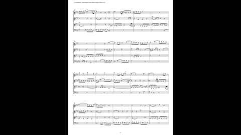 J.S. Bach - Well-Tempered Clavier: Part 2 - Fugue 13 (Woodwind Quartet)